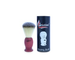 Pristine Shaving Brush ( Maroon Handle ) Soft synthetic bristle